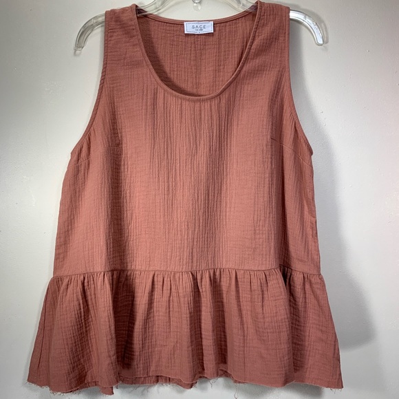 SAGE THE LABEL Carmen Peplum Top - Picture 7 of 8